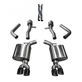Corsa Performance Exhaust Sport Cat Back System - 21005BLK