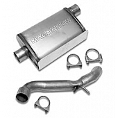 Warrior Products Exhaust Cat Back System - 2240