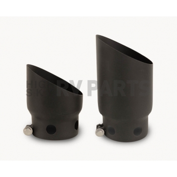 Go Rhino Exhaust Tail Pipe Tip - GRT45X2B-1
