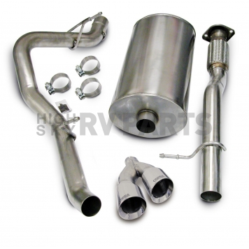 Corsa Performance Exhaust Sport Cat Back System - 14914BLK-1