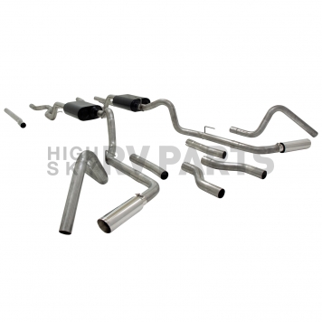 Flowmaster Exhaust American Thunder Crossmember Back System - 817654-1