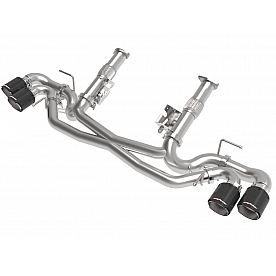 AFE Exhaust Mach Force XP Cat Back System - 49-34127NM-C