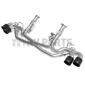 AFE Exhaust Mach Force XP Cat Back System - 49-34124NM-B