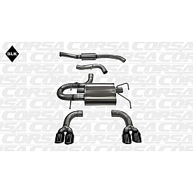 Corsa Performance Exhaust Sport Cat Back System - 14862BLK