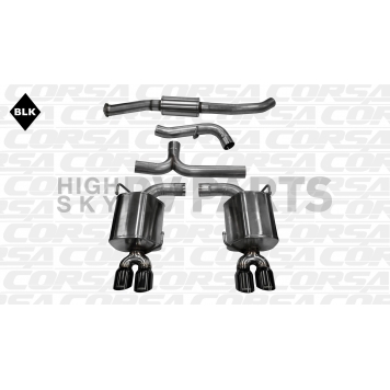 Corsa Performance Exhaust Sport Cat Back System - 14863BLK