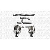 Corsa Performance Exhaust Sport Cat Back System - 14865BLK