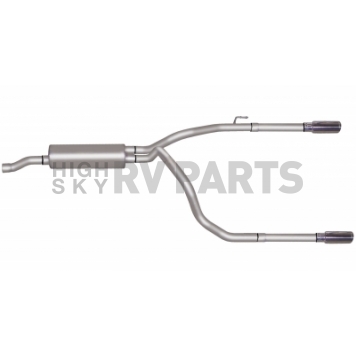 Gibson Exhaust Split Rear Cat Back System - 6565-1