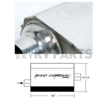 Hooker Headers Aero Chamber Exhaust Muffler - 21501HKR