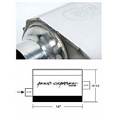 Hooker Headers Aero Chamber Exhaust Muffler - 21502HKR