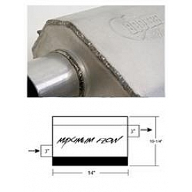 Hooker Headers Maximum Flow Exhaust Muffler - 21630HKR