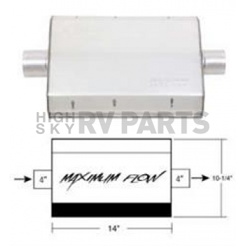 Hooker Headers Maximum Flow Exhaust Muffler - 21609HKR