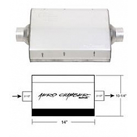 Hooker Headers Aero Chamber Exhaust Muffler - 21516HKR