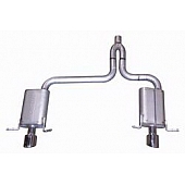 Gibson Exhaust Split Rear Cat Back System - 616521