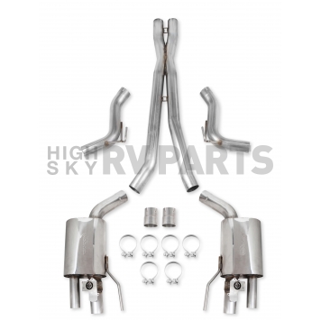 Hooker Headers Exhaust Blackheart Cat Back System - 70503348-RHKR