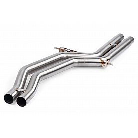 APR Motorsports Exhaust Pipe Muffler Delete Dual 2-3/4 Inch Diameter - CBK0025