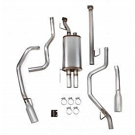 Hooker Headers Exhaust Blackheart Cat Back System - 70504407-RHKR