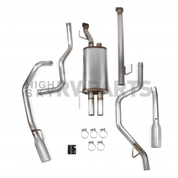 Hooker Headers Exhaust Blackheart Cat Back System - 70504407-RHKR