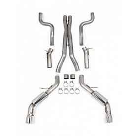Hooker Headers Exhaust Blackheart Race Cat Back System - 70501396-RHKR