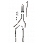 Hooker Headers Exhaust Blackheart Cat Back System - 705014160RHKR