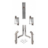 Hooker Headers Exhaust Blackheart Cat Back System - 70502319-RHKR