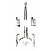 Hooker Headers Exhaust Blackheart Cat Back System - 70502323-RHKR