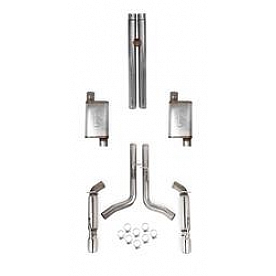 Hooker Headers Exhaust Blackheart Cat Back System - 70502323-RHKR