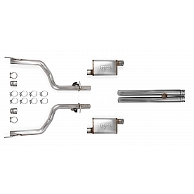 Hooker Headers Exhaust Blackheart Cat Back System - 70502329-RHKR