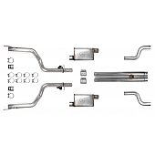 Hooker Exhaust Blackheart Header Back System - 70502333-RHKR
