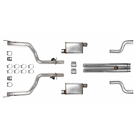 Hooker Exhaust Blackheart Header Back System - 70502333-RHKR