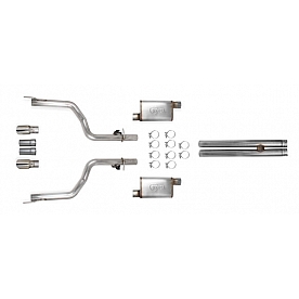 Hooker Headers Exhaust Blackheart Cat Back System - 70502341-RHKR