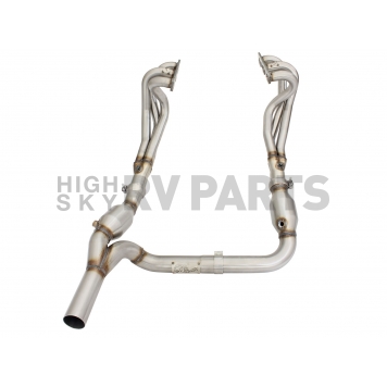 AFE Twisted Steel Exhaust Header - 48-46214-YC-1