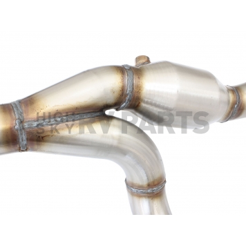 AFE Twisted Steel Exhaust Header - 48-46214-YC-3