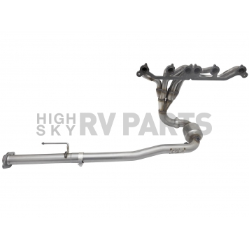 AFE Twisted Steel Exhaust Header - 48-48020-YC-1
