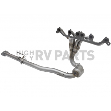 AFE Twisted Steel Exhaust Header - 48-48020-YC-2