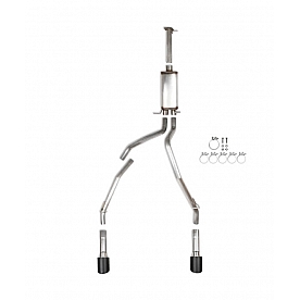 Hooker Headers Exhaust Blackheart Cat Back System - BH2460