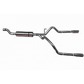 Gibson Exhaust Split Rear Cat Back System - 66544