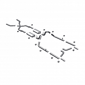 Magnaflow Performance Exhaust Crossmember Back System - 16792
