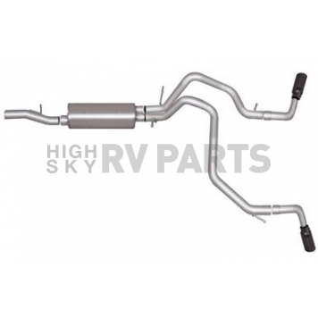 Gibson Exhaust Black Elite Series Cat-Back System - 65668B