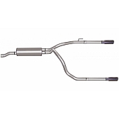 Gibson Exhaust Split Rear Cat Back System - 66565