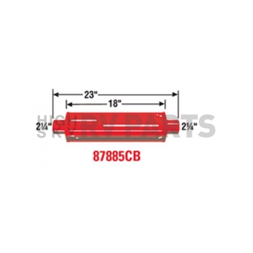 Cherry Bomb Hot Rod Exhaust Muffler - 87885CB-1