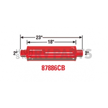 Cherry Bomb Hot Rod Exhaust Muffler - 87886CB-1