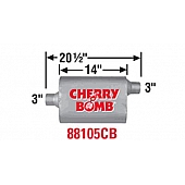 Cherry Bomb Vortex Exhaust Muffler - 88105CB