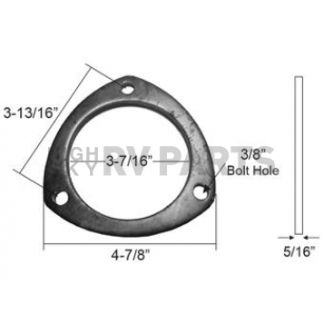 Nickson Exhaust Header Flange - 00330
