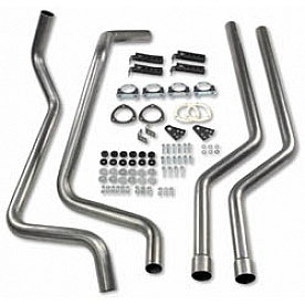 Flow Tech Exhaust Super Street Header Back System - 51555FLT
