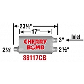 Cherry Bomb Vortex Exhaust Muffler - 88117CB