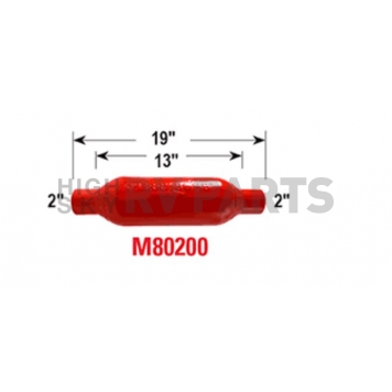 Cherry Bomb M-80 Exhaust Muffler - M80200-1