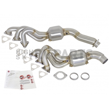 AFE Twisted Steel Exhaust Header - 48-36314-HC-5