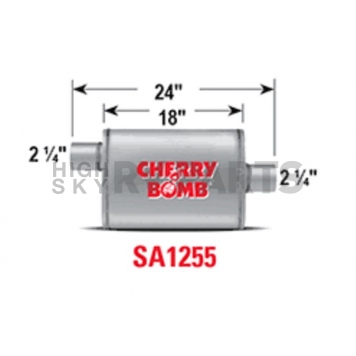 Cherry Bomb Salute Exhaust Muffler - SA1255-1