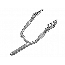 AFE Twisted Steel Exhaust Header - 48-44003-YC