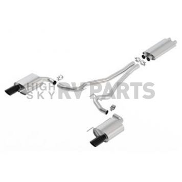 Borla Exhaust Touring Cat Back System - 1014040BC